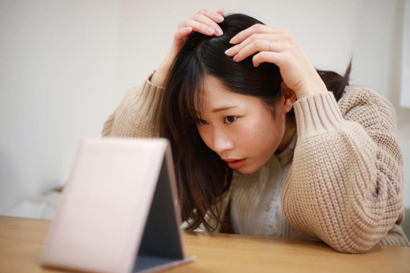 「白髪の改善」